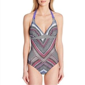 PrAna Lahari One piece Swimsuit Cosmo Pink Riviera - Size Small